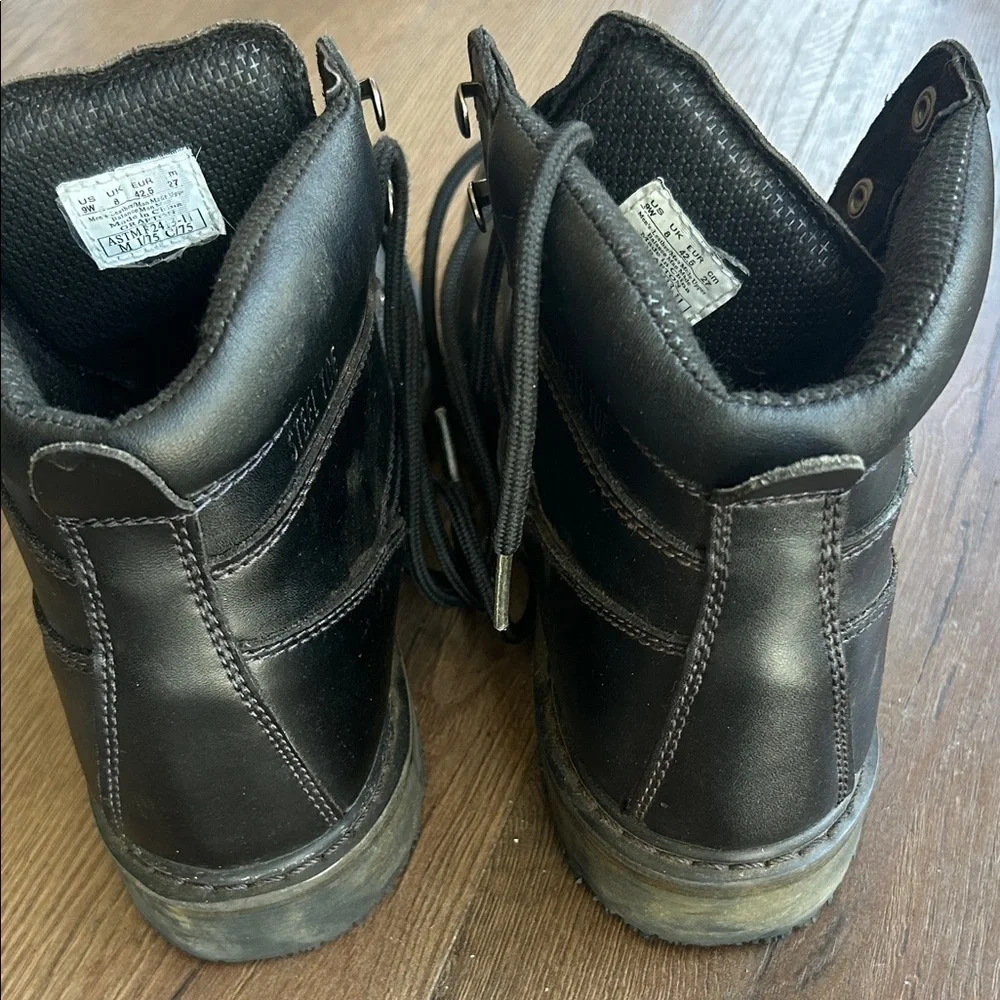 Dr. Scholl's Men's Dark Leather Boots ! Size 9